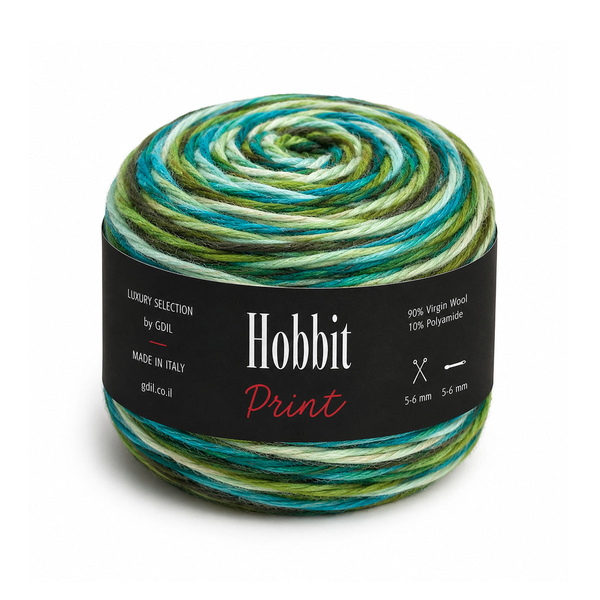 צמר מודפס תוצרת איטליה - HOBBIT PRINT