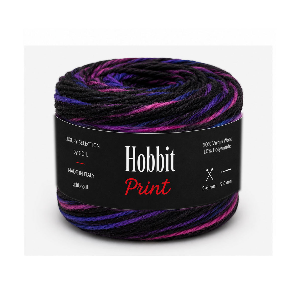 צמר מודפס תוצרת איטליה - HOBBIT PRINT