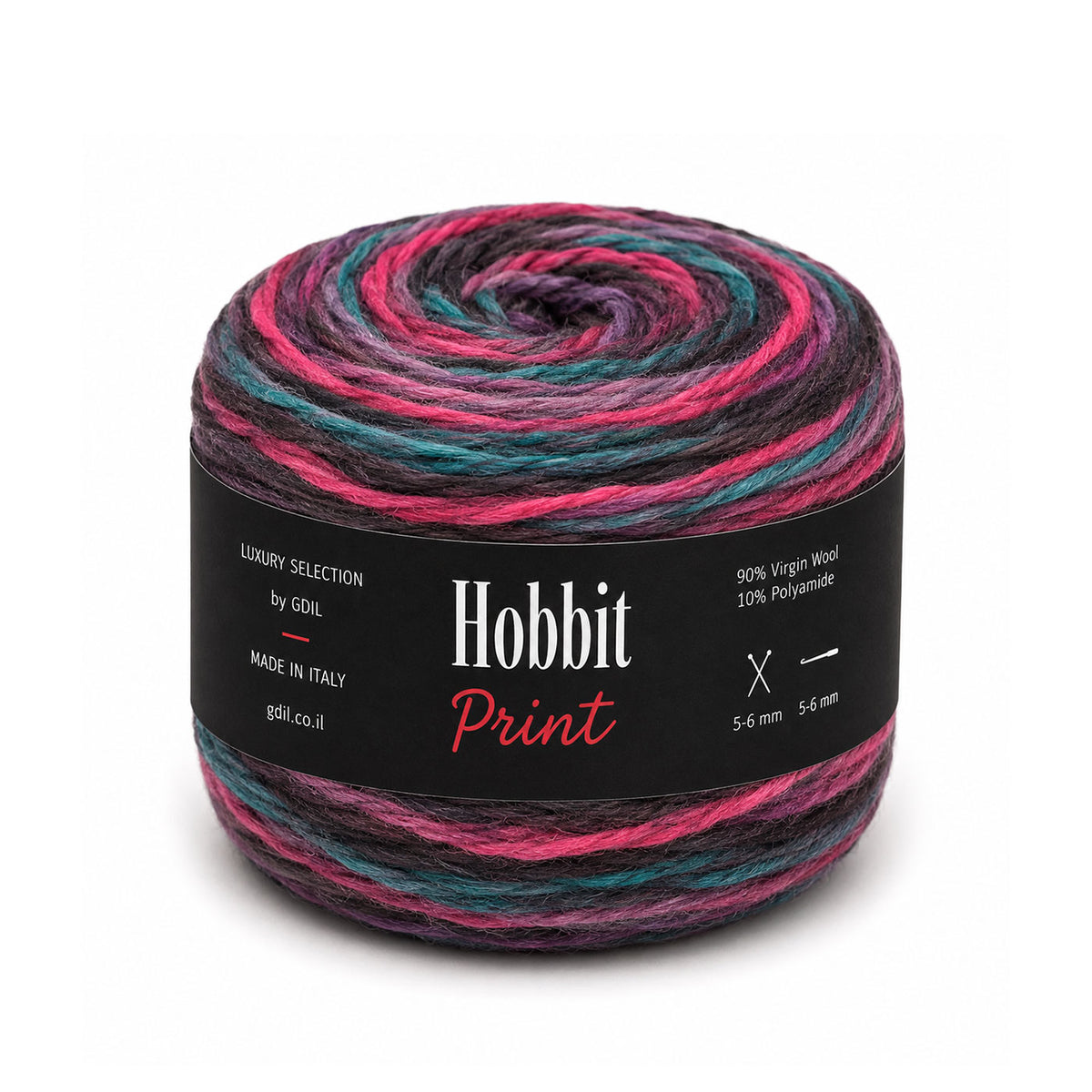 צמר מודפס תוצרת איטליה - HOBBIT PRINT