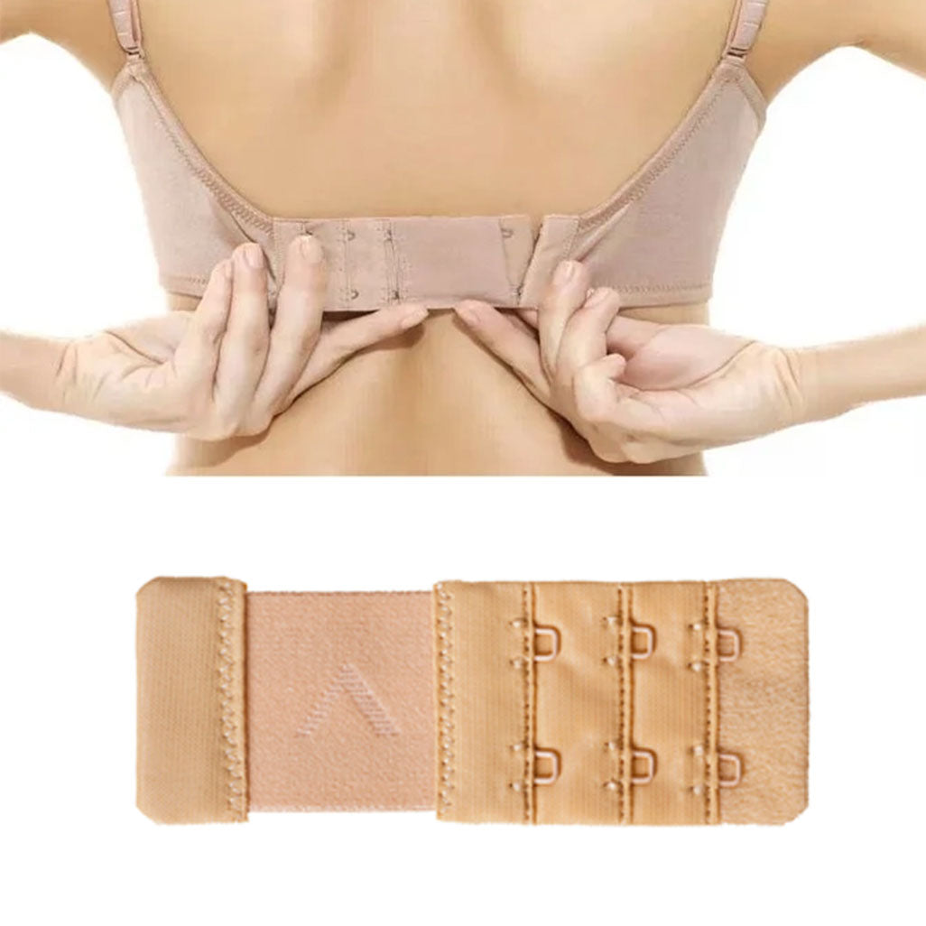 מאריך חזייה 2-3 קרסים 28-50 מ"מ לבן/גוף/שחור