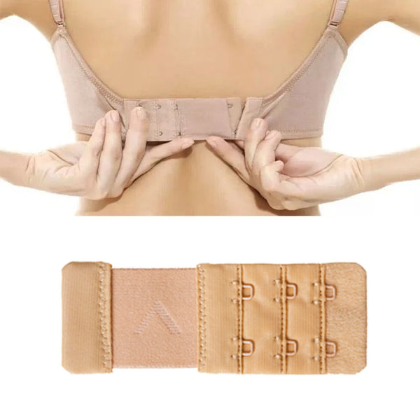 מאריך חזייה 2-3 קרסים 28-50 מ"מ לבן/גוף/שחור