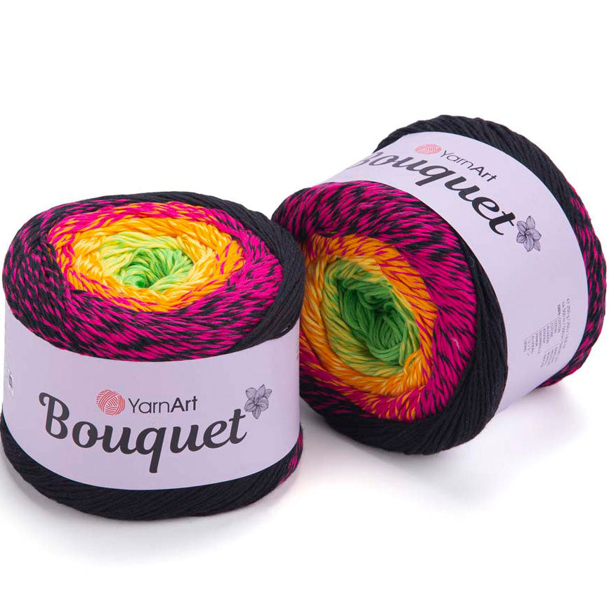 כותנה עבה מחליף צבעים BOUQUET 250g/500m