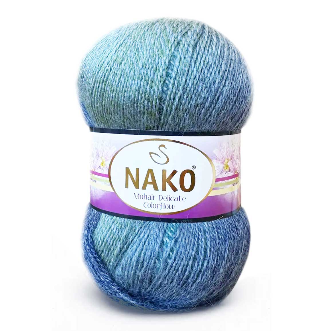 חוטי מוהר צבעוני MOHAIR DELICATE COLORFLOW