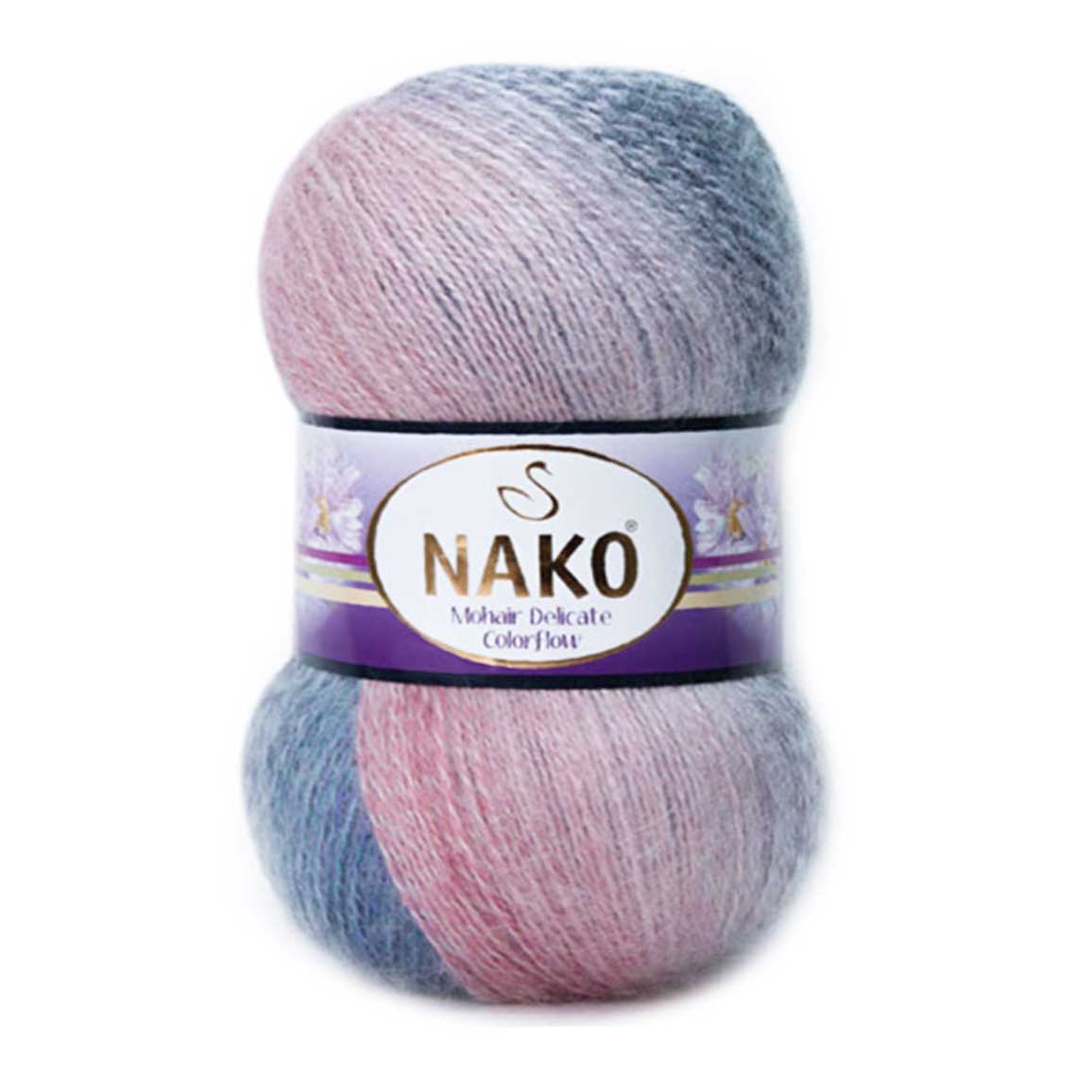 חוטי מוהר צבעוני MOHAIR DELICATE COLORFLOW