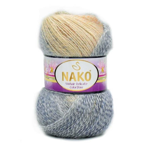 חוטי מוהר צבעוני MOHAIR DELICATE COLORFLOW