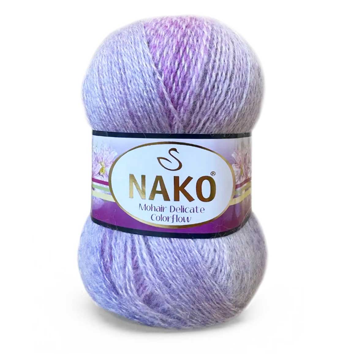 חוטי מוהר צבעוני MOHAIR DELICATE COLORFLOW