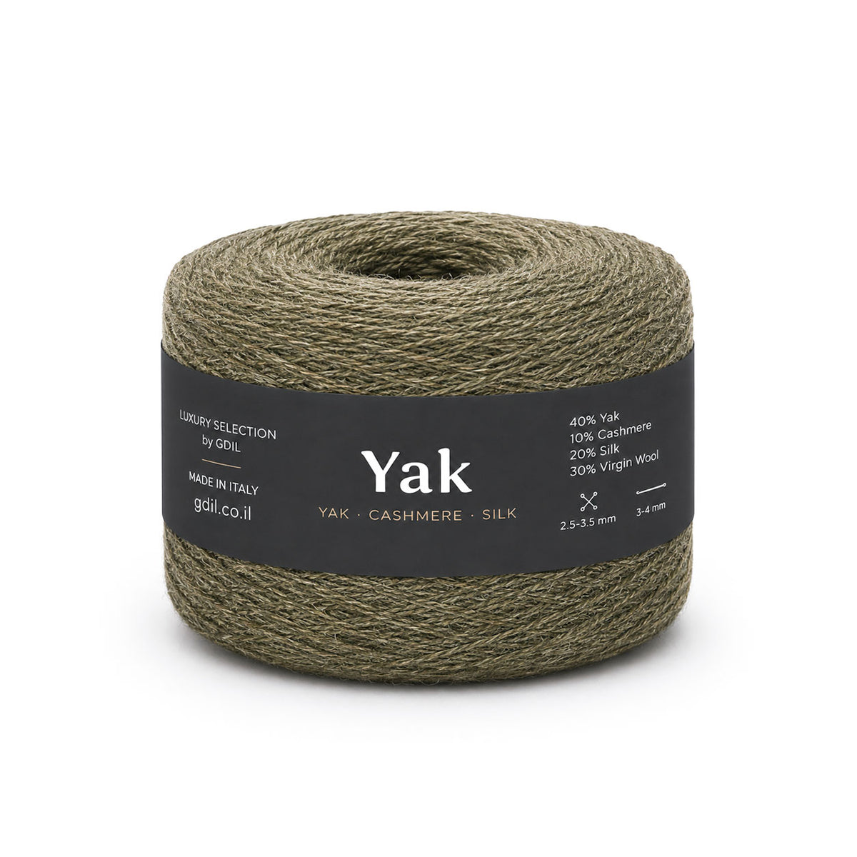 צמר יוקרתי איטלקי – יאק, קשמיר ומשי | YAK 100g/750m