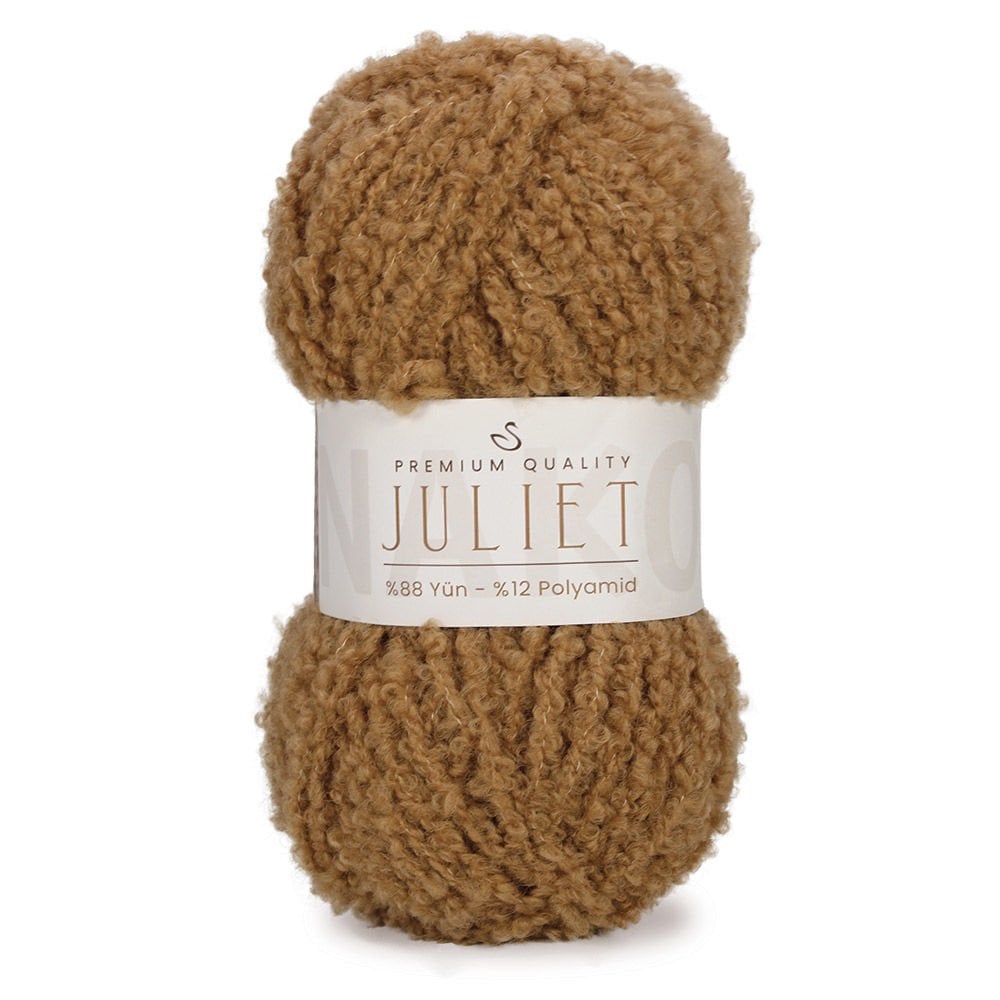 ג׳ולייט חוטי בוקלה פרימיום למסרגות 8-10 JULIET