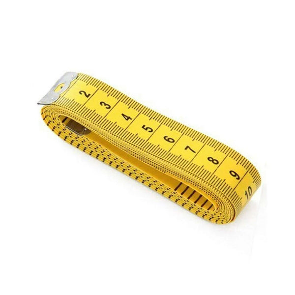 סרט מידה צהוב 150-300 ס״מ/אינץ׳