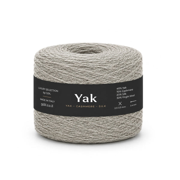 צמר יוקרתי איטלקי – יאק, קשמיר ומשי | YAK 100g/750m