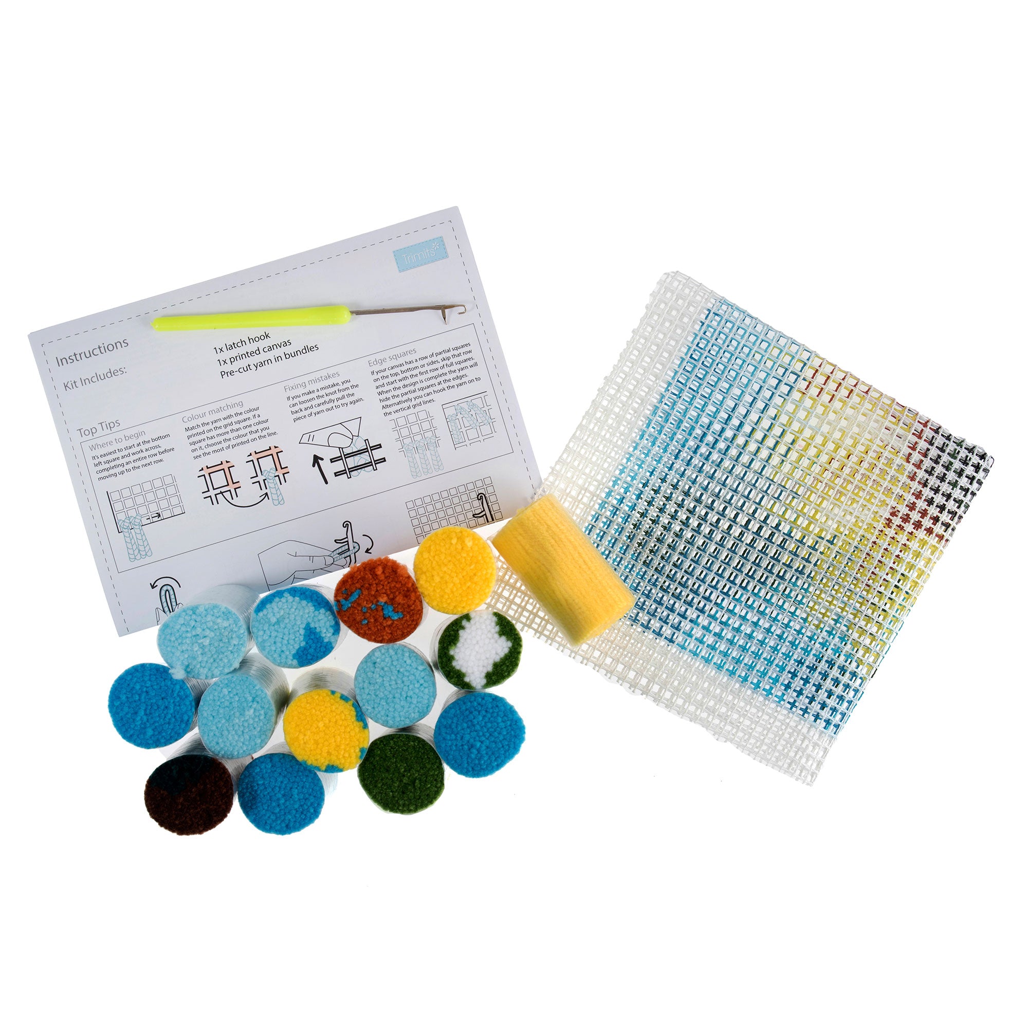 ערכת שטיח ״חמניות״ 30.5X30.5 ס״מ