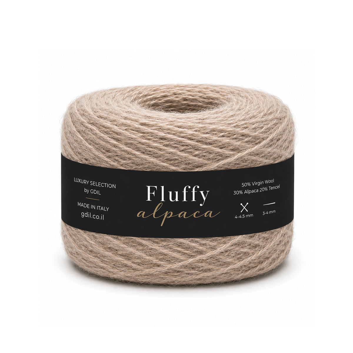 100g/300m צמר יוקרתי שילוב מרינו עם אלפקה FLUFFY ALPACA tencel
