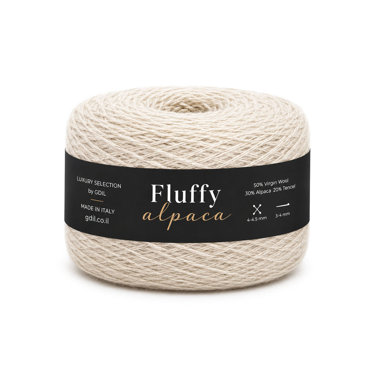 100g/300m צמר יוקרתי שילוב מרינו עם אלפקה FLUFFY ALPACA tencel