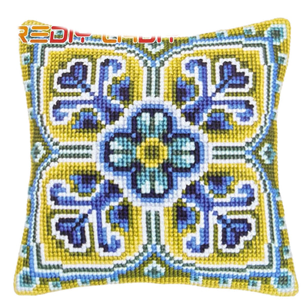 ערכת רקמה להכנת כרית - פסיפס מרקש Art.633