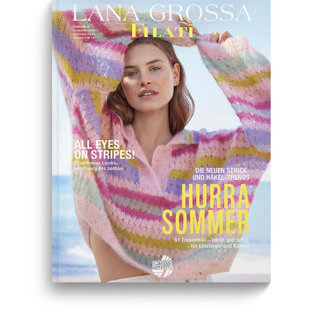LANA GROSSA חוברת סריגה מס׳69 (אביב/קיץ 2025) - מהדורה גרמנית