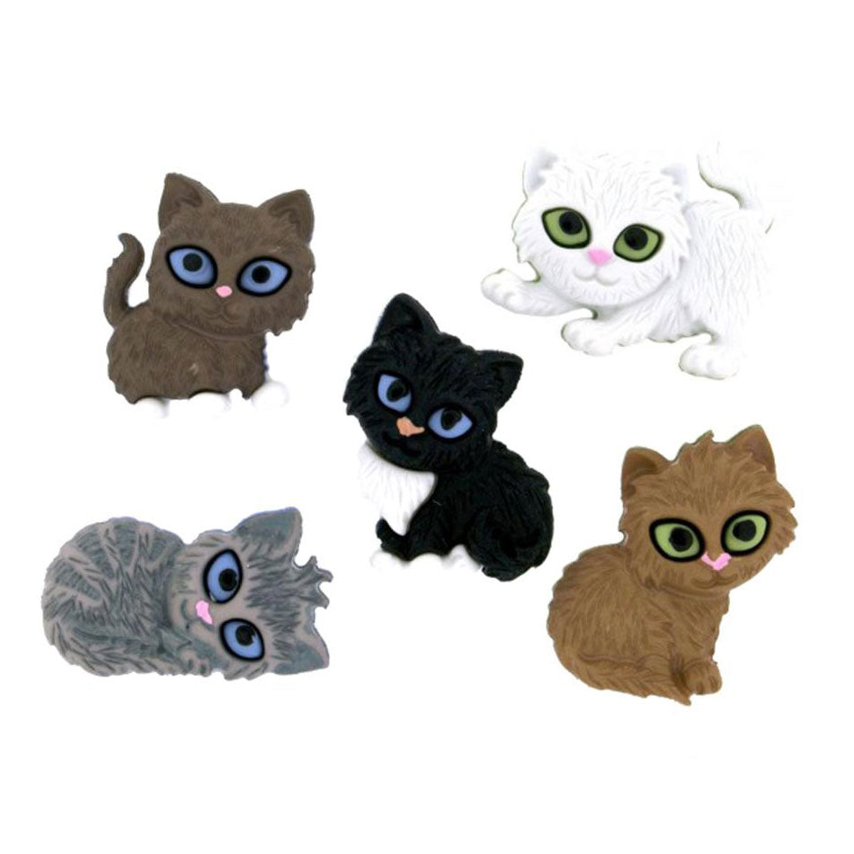 לאוהבי החתולים - כפתורים מעוצבים