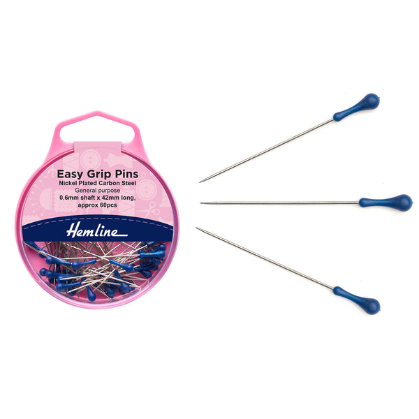 סיכות תפירה איכותיות עם ראש מוארך לאחיזה נוחה