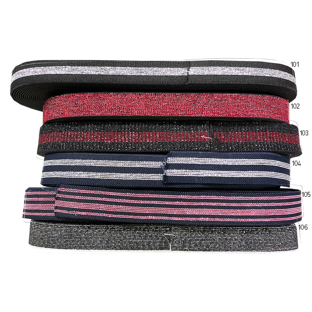 גומי דקורטיבי לורקס אדום/שחור/כחול