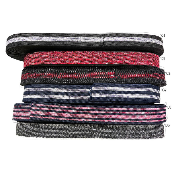 גומי דקורטיבי לורקס אדום/שחור/כחול