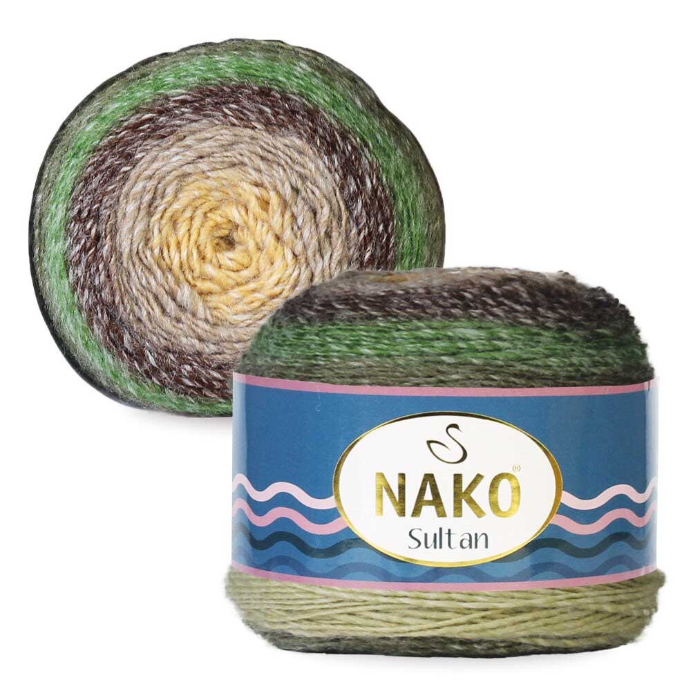 צמר מחליף צבעים לסריגת סוודרים SULTAN 150g/480m