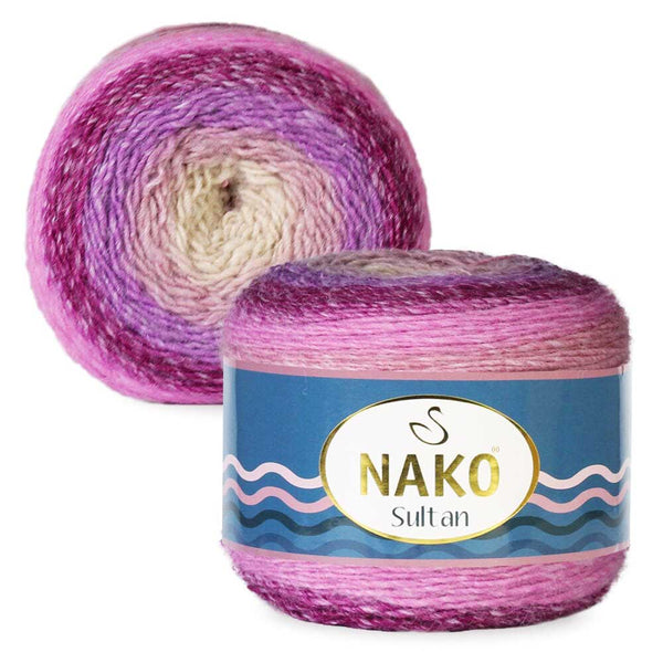 צמר מחליף צבעים לסריגת סוודרים SULTAN 150g/480m