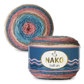 צמר מחליף צבע לסריגת סוודר SULTAN 150g