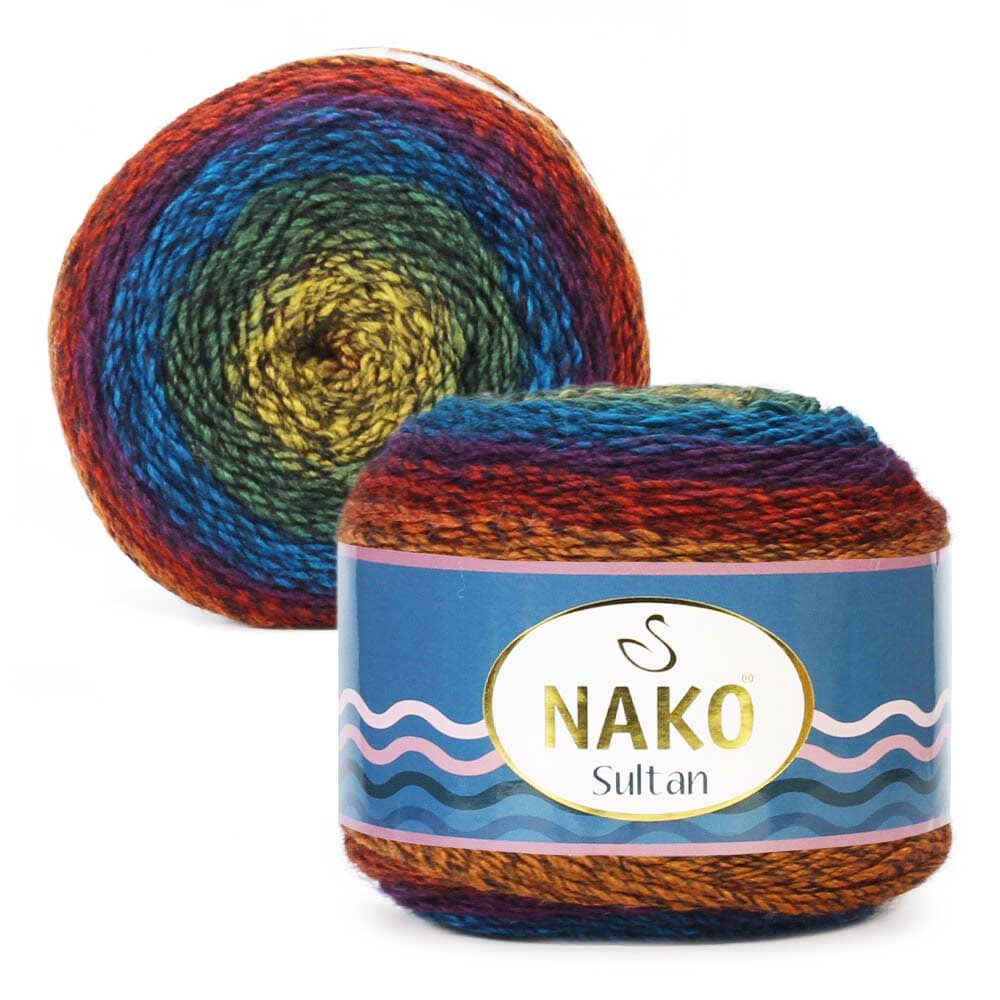 צמר מחליף צבעים לסריגת סוודרים SULTAN 150g/480m