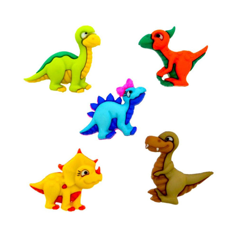 דינוזאורים - כפתורים מעוצבים