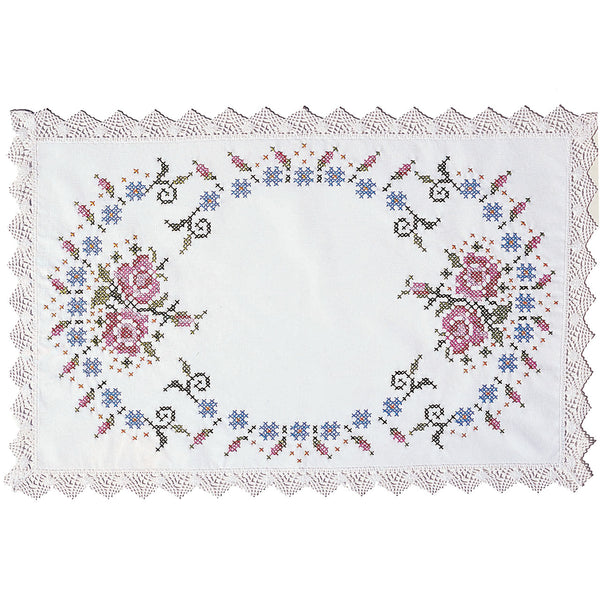 מפית רקמה לשולחן השבת 35X55 ס״מ 1022.9076