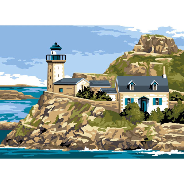 בד קנבס לרקמה עם ציור מודפס בגודל 45X60 ס״מ 929.726