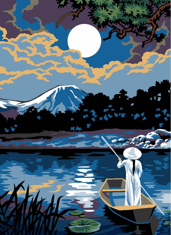 בד קנבס לרקמה עם ציור מודפס בגודל 45X60 ס״מ 929.751