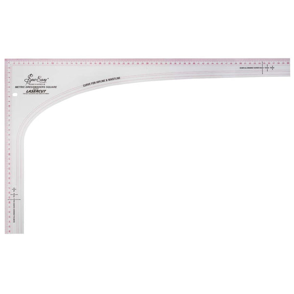 סרגל לתדמיתנות 60X36 ס״מ מפלסטיק שקוף עם קימורים לירכיים ולמותניים