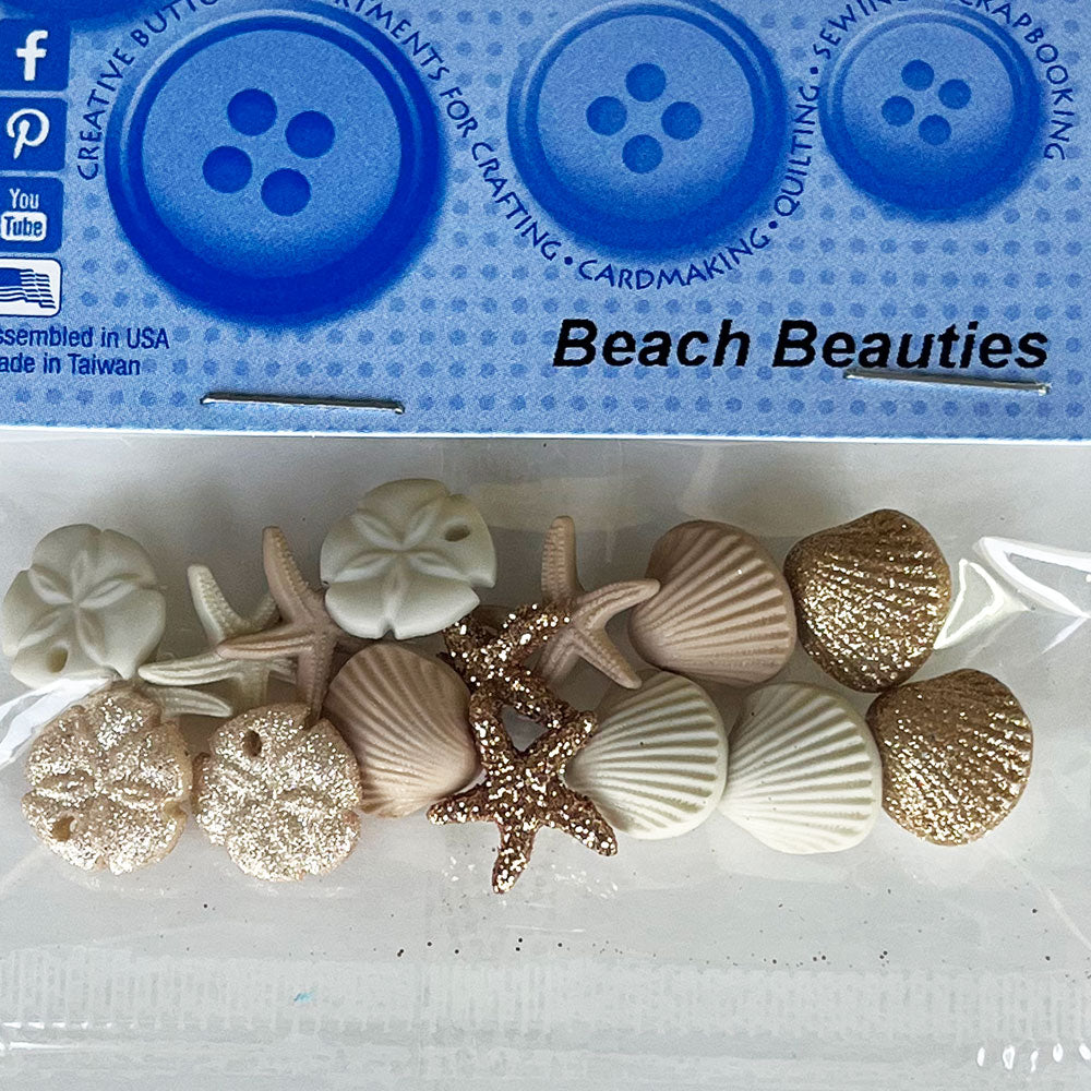 יפהפיות החוף - כפתורים מעוצבים
