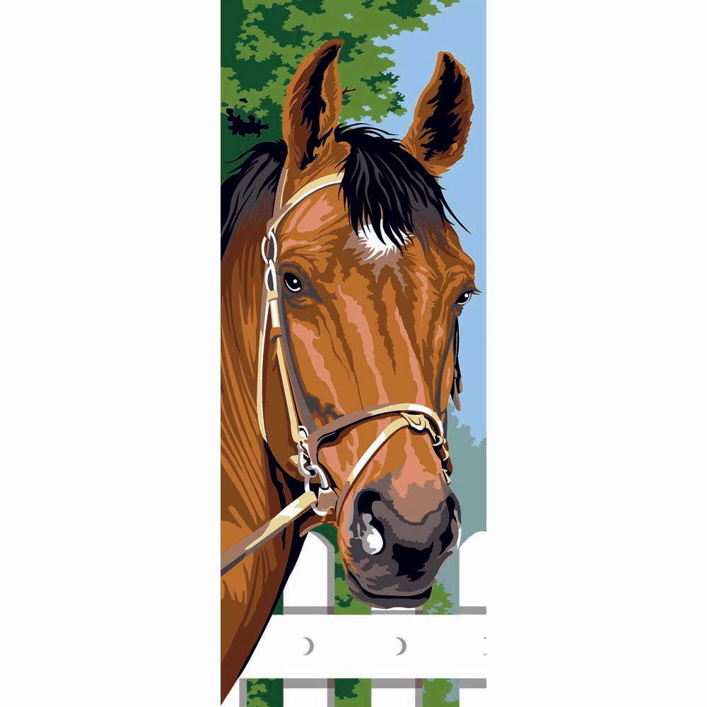 בד קנבס לרקמה עם ציור מודפס בגודל 25X60 ס״מ 950.112