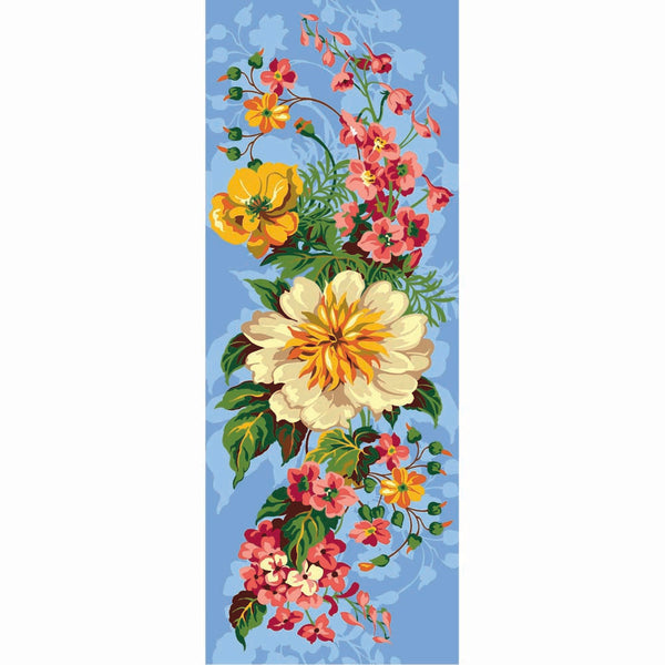 בד קנבס לרקמה עם ציור מודפס בגודל 25X60 ס״מ 950.113