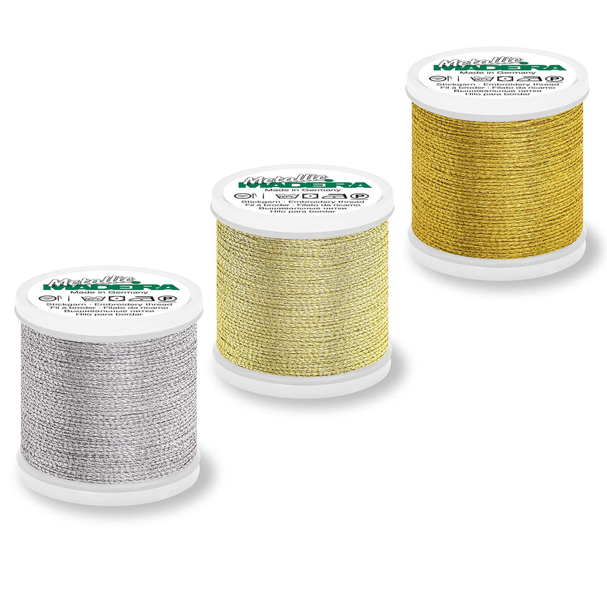 חוט כסף/זהב נוצץ GLAMOUR N12 לרקמה, סריגה וכל עבודת יד