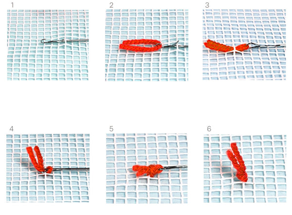 בד קנבס 4 Count לרקמת שטיחים ועבודות צמר
