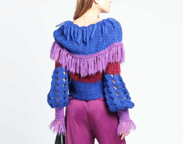 צמר מוהר רך ואווררי לסריגת שאלים MOHAIR DELICATE