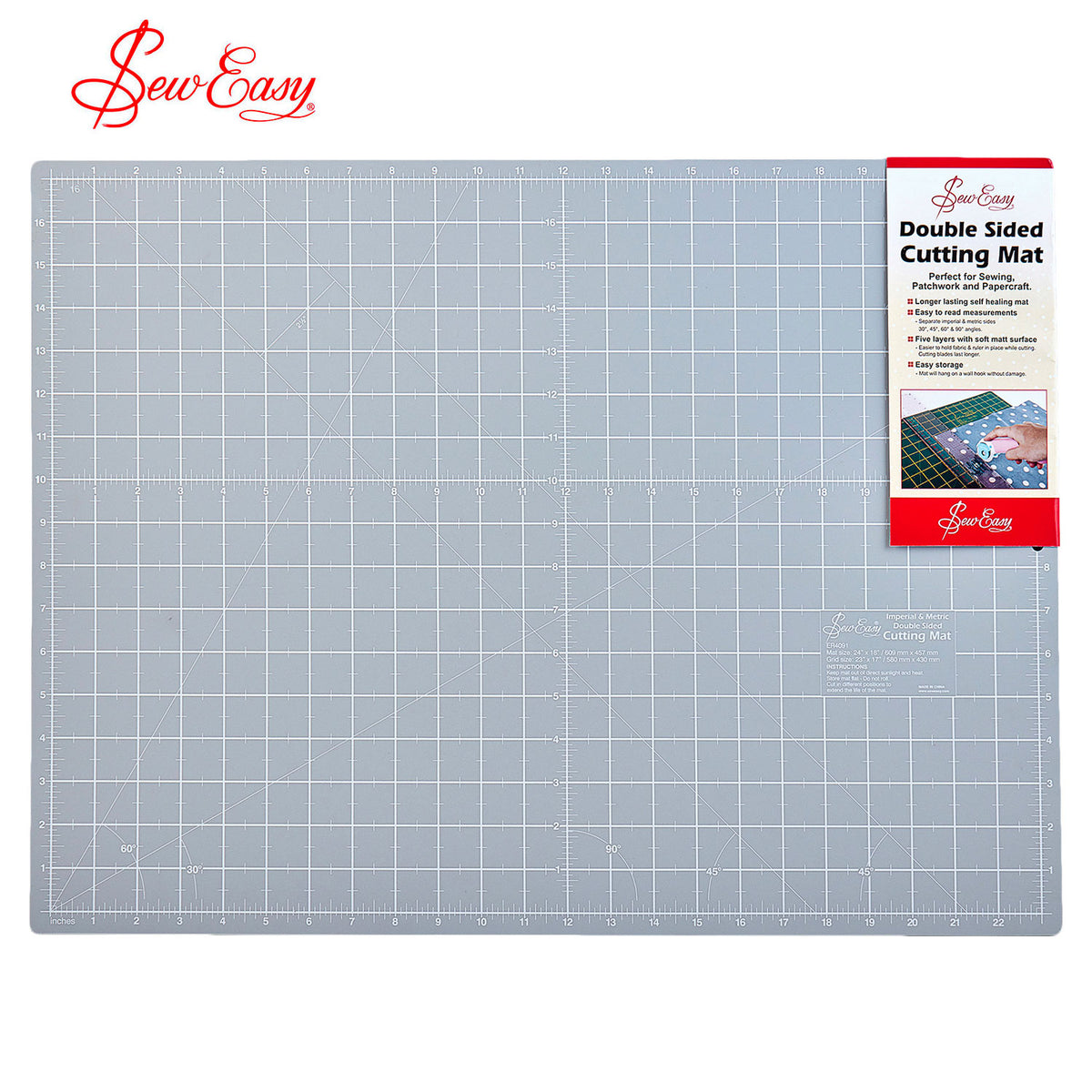 משטח חיתוך מקצועי דו־צדדי - גדול/בינוני