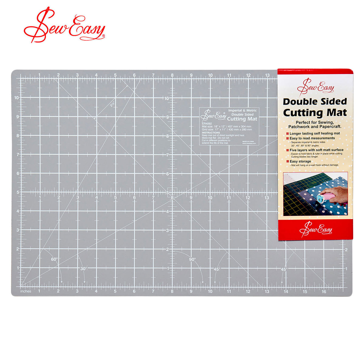 משטח חיתוך מקצועי דו־צדדי - גדול/בינוני