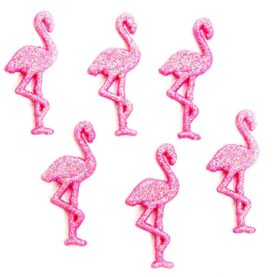 פלמינגו ורודים- כפתורים מעוצבים