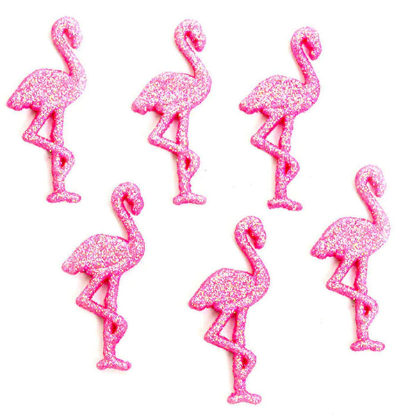 פלמינגו ורודים- כפתורים מעוצבים