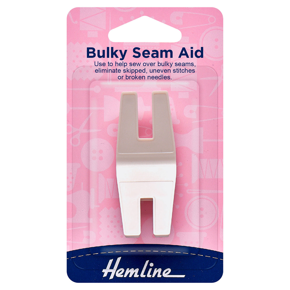כלי עזר לתפירה מעל שכבות בד עבות (Bulky Seam Aid)