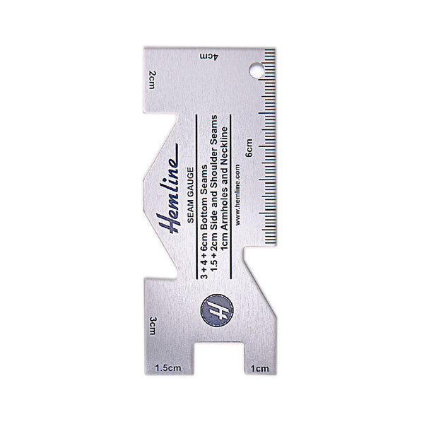 סרגל סימון מכפלת ומד תפר 1-6 ס״מ