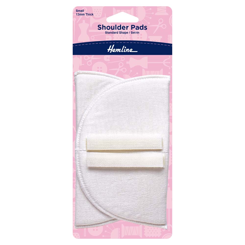 כריות כתף סטנדרטיות צבע לבן עם סקוץ׳ S/M/L