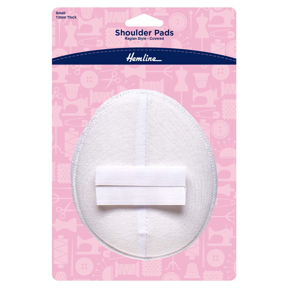 כריות כתף רגלן מצופות עם סקוץ׳ S/M-L לבן