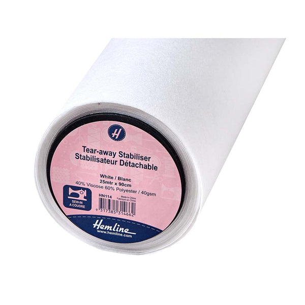 מייצב נקרע לרקמה ועבודות יד, למטר/גליל