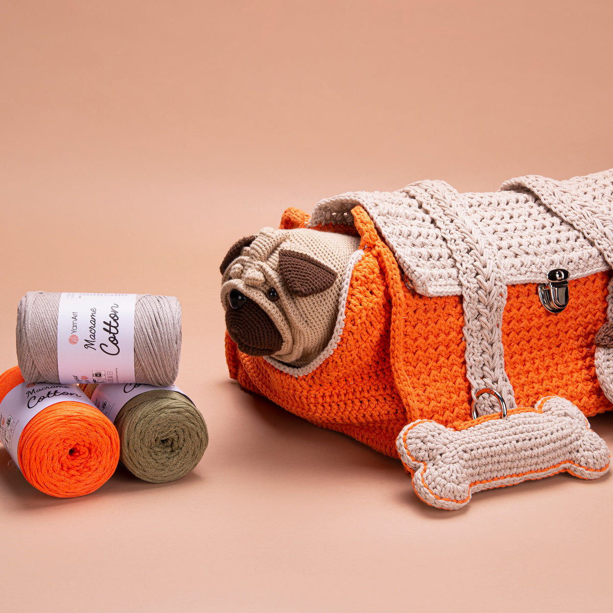 חוטי מקרמה לסריגה ולעבודת יד MACRAME COTTON