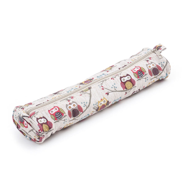 נרתיק לאחסון מסרגות – רך עם רוכסן, דגם ינשוף