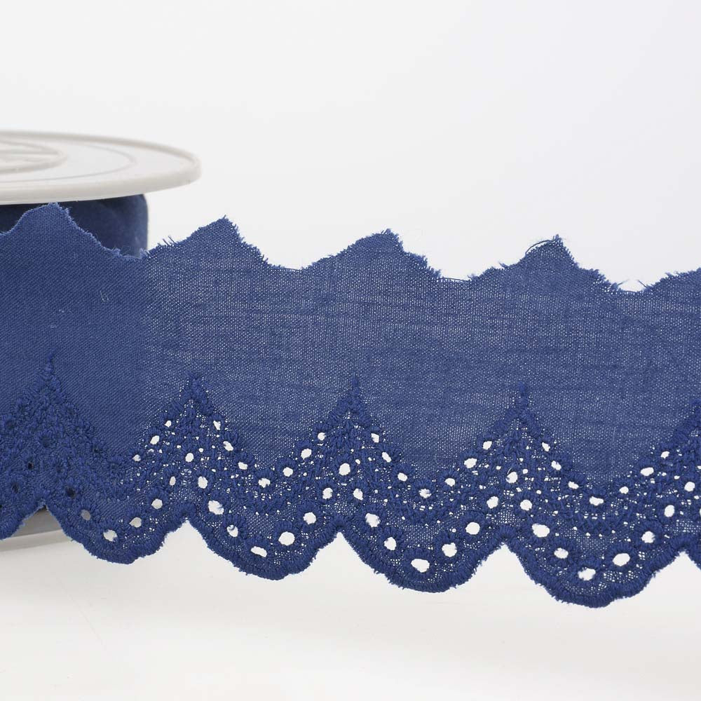 סרט תחרה גלים לגימור בגדים, קישוט ויצירה, 49 מ״מ